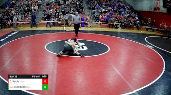 80 lbs Quarterfinal - Cody Heidelbach, Belle Vernon Area vs Connor Roble, Greater Latrobe