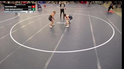 16U - 120 lbs Cons. Round 4 - Muayeng Lee, White Bear Lake Wrestling vs Aren Matascastillo, East Side Wrestling Club