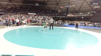 Boys 2A 138 lbs Quarterfinal - Justyce Zuniga, Toppenish vs Alejandro Concepcion, Tumwater