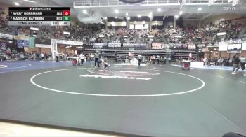 105 lbs Cons. Round 2 - Avery Herrmann, Sabetha Hs vs Madison Raybern, Russell HS