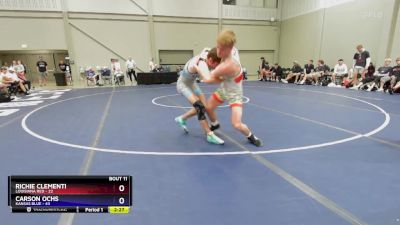 132 lbs Round 3 (8 Team) - Richie Clementi, Louisiana Red vs Carson Ochs, Kansas Blue