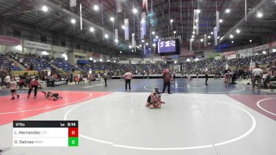 87 lbs Consolation - Leonardo Hernandez, Little Warrior WC vs David Salinas, Montrose Elite