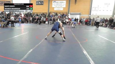 126 lbs Round Of 32 - Dante Giusti, Shawsheen vs Seamus Brannigan, Staples