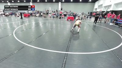 113 lbs Cody Holtberg, California Silver vs Wyatt Womack, Georgia