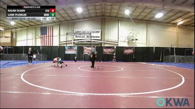 64 lbs Round Of 16 - Kaleb Olsen, Fitness Fight Factory Wrestling Club vs Lane Plumlee, Mustang Bronco Wrestling Club