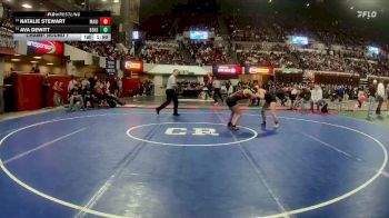 G - 120 lbs Champ. Round 1 - Natalie Stewart, Manhattan Girls vs Ava Dewitt, Billings Senior High School Girls