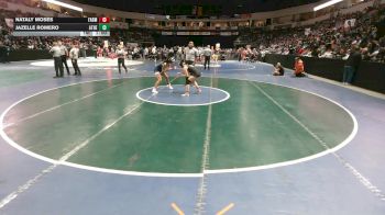 Girls 115 lbs Cons. Round 1 - Jazelle Romero, Atrisco Heritage vs Nataly Moses, Farmington