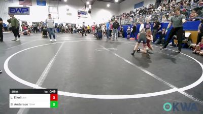 58 lbs Quarterfinal - Landon Eikel, Lions Wrestling Academy vs Beau Anderson, Team Worx Wrestling Club
