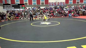 130 lbs Cons. Round 4 - Lexi Popham, Starmont vs Taylor Hoskins, Center Point-Urbana