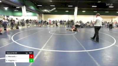 150 lbs Consi Of 64 #2 - Justyce Dale Mercado, HI vs Ethan Higgins, PA