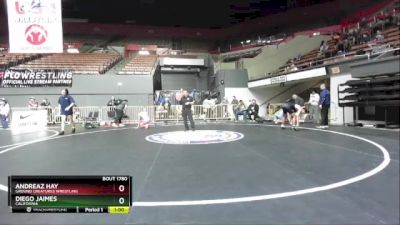 70 lbs Cons. Round 2 - Andreaz Hay, Ground Creatures Wrestling vs Diego Jaimes, California