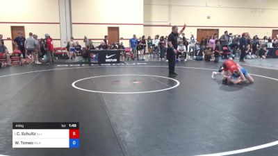 44 kg Rnd Of 32 - Colton Schultz, Illinois vs Willis Tomeo, Inland Northwest Wrestling Training Center
