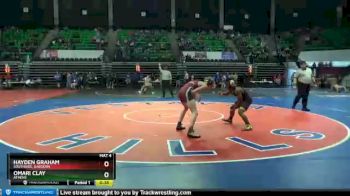 132 lbs Cons. Round 4 - Omari Clay, Athens vs Hayden Graham, Southside, Gadsden