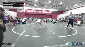 73 lbs Final - Layken Cassady, Blackwell Wrestling Club vs Aiden Balderas, Wichita Training Center