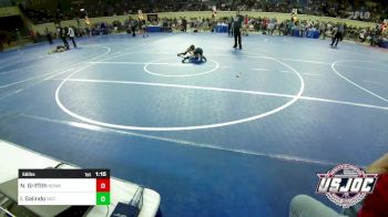 58 lbs Semifinal - Nicholas Griffith, North Desoto Wrestling Academy vs Isaias Galindo, Norman Grappling Club