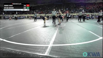 100 lbs Consi Of 8 #1 - Derek Orth, Sperry Wrestling Club vs Wylie Nation, Darko Valley Wolf Pack