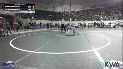 61 lbs Semifinal - Karson Atkinson, Husky WC vs Thomas Cisneroz, Powerhouse Wrestling