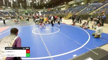 46 lbs Quarterfinal - Jaxon Devaul, Pikes Peak Warriors vs JoJo Morrison, GI Grapplers