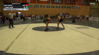 157 lbs Champ. Round 2 - Larry Cruz, Rio Hondo College vs Joey Olacio, San Joaquin Delta College