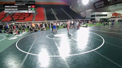 215 lbs Champ. Round 1 - Owen Layfield, Nevada vs Draden Miller, Idaho