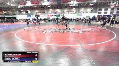 103 lbs Cons. Round 2 - Veronica Greene, Baker University vs Eyvori Jacquez, University Of Saint Mary