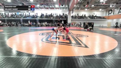 75-80 lbs Quarterfinal - Hadleigh Ray, Lawrence Elite Wrestling vs Delaney Hardy, Nebraska Wrestling Academy