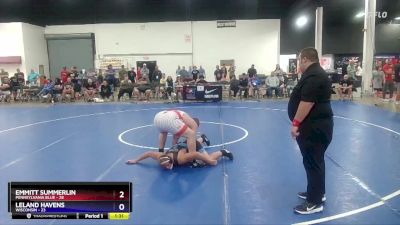 250 lbs Round 1 (8 Team) - Emmitt Summerlin, Pennsylvania Blue vs Leland Havens, Wisconsin