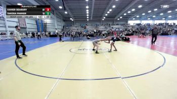106 lbs Round Of 64 - Xavier Seabury, NY vs Takoda Parker, VA