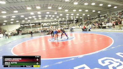 4-157 lbs Cons. Round 2 - Erick Hutto, Phoebus vs Joseph Adesioye, Park View High School