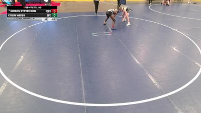 Junior Boys - 150 lbs Cons. Round 6 - Moses Stevenson, Franklin Central Wrestling Club vs Colin Weiss, Zumwalt Wrestling Club