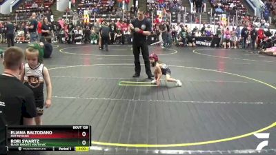 37 lbs Semifinal - Eliana Baltodano, Mat Psychos vs Rori Swartz, Black Knights Youth WC