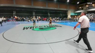 140 lbs Champ. Round 1 - Camila Pelayo-Piedra, Bonanza vs Olivia Moskoff, White Pine