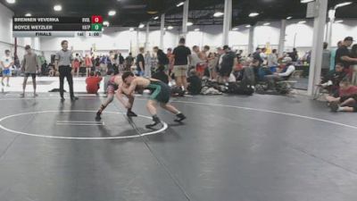 123 lbs Final - Brennen Veverka, Revival X - BHSE vs Royce Wetzler, VA Team Predator - BHSE