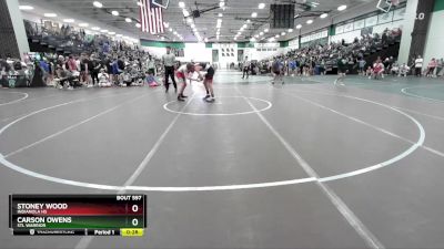 126 lbs Cons. Round 5 - Stoney Wood, Indianola HS vs Carson Owens, STL Warrior