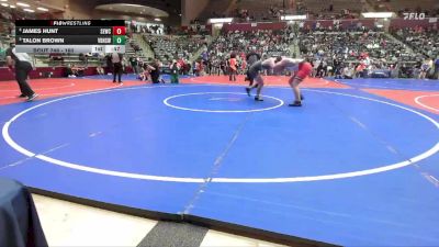 160 lbs Semifinal - Talon Brown, Van Buren High School Wrestling vs James Hunt, Springdale Elite Wrestling Club