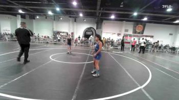 100 lbs Rr Rnd 4 - Carly Cogger, Team Real Life vs Olivia Srisamai, Legacy WC