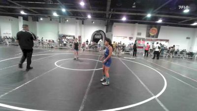 100 lbs Rr Rnd 4 - Carly Cogger, Team Real Life vs Olivia Srisamai, Legacy WC