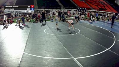 67-69 lbs 3rd Place Match - Nathan Moore, Idaho vs Miles Watt, Montana