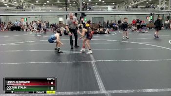 64 lbs Semis (4 Team) - Colton Stalin, Wall vs Lincoln Brower, Dragons United