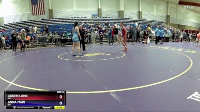 124 lbs Quarterfinal - Jaiden Long, OH vs Anna Madi, OH