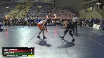 184 lbs 2nd Wrestleback (16 Team) - Dante Roggio, UMary vs David Davis, Tiffin