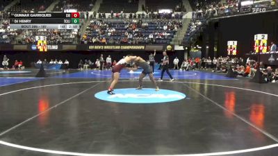 197 lbs Cons. Round 2 - Gunnar Garriques, UChicago vs DJ Henry, TCNJ