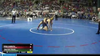 182 lbs Cons. Semi - Ivan Carruth, Ellendale/Edegely/Kulm vs Tristan Pekas, Hettinger/Scranton/Bison