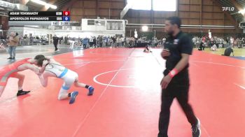 106A lbs Quarterfinal - Adam Tokmakov, Germany vs Apostolos Papadatos, Savage