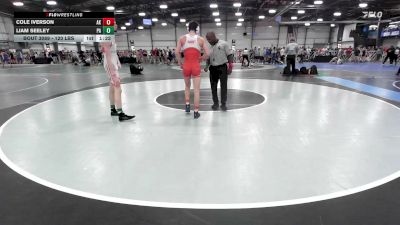 120 lbs Round Of 128 - Cole Iverson, AK vs Liam Seeley, PA