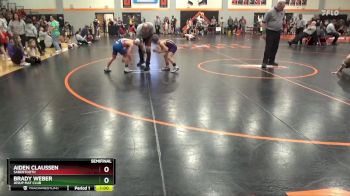 PW-15 lbs Semifinal - Aiden Claussen, Sabertooth vs Brady Weber, Jesup Mat Club