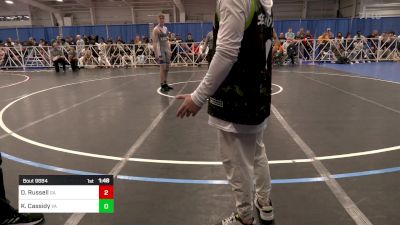 145 lbs Final - Dallas Russell, GA vs Kross Cassidy, VA