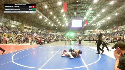 100 lbs Round Of 32 - Stormy Causby, Silverbacks vs Payson Attebury, Team Grand Valley Elite