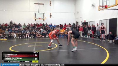 DIVISION 16 lbs Round 1 - Ethan Baker, Waukon vs Parker Opperman, Waverly-Shell Rock