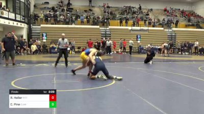 184 lbs Final - Reece Heller, Pittsburgh vs Cameron Pine, Clarion